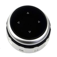 SUNDELY Silver Color Bigger Replacement Multimedia Controller Wheel Knob Cover iDrive for BMW 1 3 5 Series F10 F20 F30 F32 F33 F34