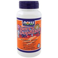 Now Foods BerryDophilus- 60 Chewables 4 Pack