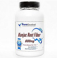 Glucomannan 600mgKonjac Root Fiber // 180 Capsules // Pure // by PureControl Supplements