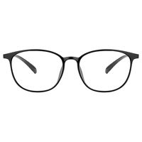 Blue Light Blocking Glasses Women, Lightweight TR90 Eyewear Frames Anti-Glare Clear Lenses Computer Glasses (Black - L)