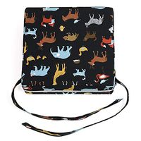 Daliuing Dining Chair Heightening Cushion Portable Dismountable Adjustable Highchair Booster for Kids Infant Washable Thick Chair Seat Pad