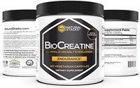 Natural Stacks BioCreatine: 2,500 mg Premium Micronized Creatine per Serving (Keto Friendly) - 120 ct. Creatine Monohydrate Pills - Vegan and Non GMO w/Himalayan Pink Salt and Fenugreek Seed Extract