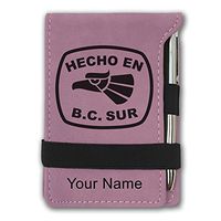 Mini Notepad, Hecho en Baja California Sur, Personalized Engraving Included (Pink)