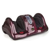 H&B Luxuries Shiatsu Kneading Rolling Foot Massager Personal Health Studio ZH-9902-red