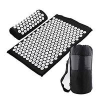 ZJY Acupressure Mat, Acupuncture Massage Mats with Pillow - Easy to Carry and Storage - Suitable for Pain Relief Relieves Stress Pressure Yoga Pilates Home