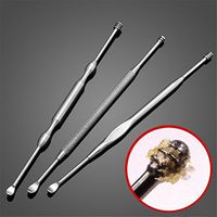 HAIHANG 1PCS Ear Wax Pickers Stainless Steel Ear Picks Wax Removal Curette Remover Cleaner Ear Care Tool Earpick Facial Beauty Tools
