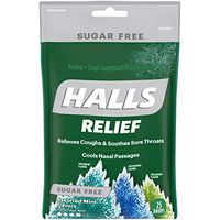Halls Mentho-Lyptus Drops Sugar Free Assorted Mint 25 Each (Pack of 8)