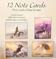 Larry K. Martin "Eagles" Mini Notecards Assortment #34644 - Blank inside