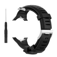 Nicemeet Silicone Replacement Wrist Strap, Two Wearing Modes Watch Band, for SUUNTO D6 D6i Novo Dive Watch, Availabale in 5 Colours