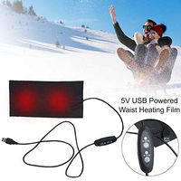 benefit-X Heating Pad, USB Powered Far Infrared Waist Heating Film, Portable Heating Pad, Temperature Settings, Fast Heating Film, for Abdominal Stomach Cramps Arthritic Back Pain Relief