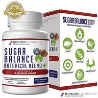 Blood Sugar & Immune Support Supplement with Zinc & Alpha Lipoic Acid, Cinnamon & Bitter Melon Plus Potent Medicinal Herbal Blend - 90 Capsules