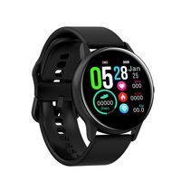 DSMART S3 Fitness Smart Watch for Ladies Girls Activity Tracker Watch with 9 Sports Modes All-Day Heart Rate Blood Pressure SpO2 Monitor, IP68 Waterproof Touch Screen Long Battery Life (Black)