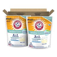 Arm & Hammer Sensitive Scent 5in1 Laundry Power Paks, 100 Count (Packaging may vary)