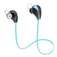 Fiesand Wireless Earbuds  Sports Headsets Sweatproof Earphones Noise Cancelling Headsets with Mic for Running Jogging Blue