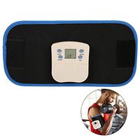 Slim Waist Belt, Electronic Massager Digital Muscle Strengthening Arm leg Waist Slimming Massager Body Building Belt Pain Relieve Tool with 2 Pads and Massage Cream