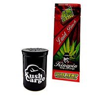 Kingpin Pure Hemp Flavored Wraps Laid Back) with KC Pop Top (24 Packs)