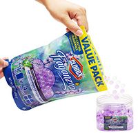 Clorox Fraganzia Air Freshener Crystal Beads Refill Pouch in Lavender with Eucalyptus | Value Pack, 30 Ounces