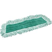 Zwipes Professional Premium Microfiber Dust Replacement Mop Pads with Fringe, 36 inch, 2-Pack, Green