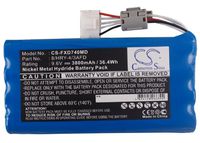 Cameron Sino Battery for Fukuda 8/HRY-4/3AFD; Fits Fukuda FX-7402,Cardimax FX-7402; Ni-MH 9.60V 3800mAh/36.48Wh