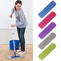 Dongdongole Microfiber mop Cloth mop Head Flat mop Replacement Cloth Water Spray Hook Type mop Cloth Cover mop Head Accessories