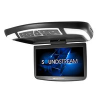 Sounstream 13.8" Car Overhead High-resolution Video Monitor with DVD Player MobileLink Smartphone Mirroring and Remote