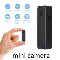 Body Camera 2K FHD FUVISION Pocket Micro Camera Recorder with 4.0 Mega Wide Angle Mini Camera Lens, Loop Recording,Plug and Play to PC & Mac and SD Card Support Sport Camera for Indoor and Outdoor