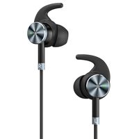 Active Noise Cancelling Headphones, TaoTronics Wired Earphones in Ear Corded Earbuds with 15 Hours Playtime and Built-in Microphone (Noise Reduction, Aluminum Alloy Construction) (Renewed)