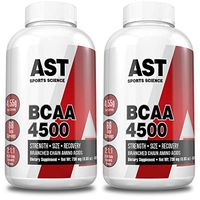 BCAA 4500 - Branched Chain Amino Acids - for Fast Muscle Energy, Growth, Strength and Ultra-Fast Recovery - AST Sports Science (2-Pack)