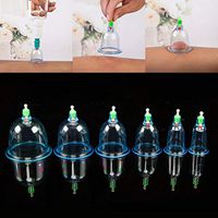 Erholi Durable Lightweight Vacuum Cupping Set Body Medical Massage Cupping Acupuncture