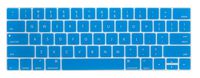 Keyboard Cover MacBook Pro 13 Inch 15 inch Touch Bar, Silicone Protective Skin (Aqua Blue)