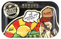 RAW Rolling Tray Brazil Girl - 11" x 7" / Small