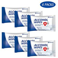 Detergent Wet Wipes Large Hand Wipes Travel Size(6 Pack-60Pcs)