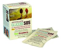 Support Blood Sugar Level & Blood Glucose W/Glucose SOS Dextrose Powder, A Natural Alternative to Glucose Gel and Glucose Tablets for Blood Sugar – Glucose Powder (6 Pack, Kiwi Strawberry)