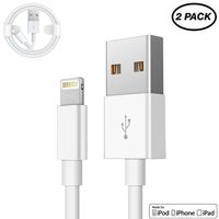 2Pack-[MFi Certified] Apple iPhone/iPad Charger Lightning Cable Compatible iPhoneXs/Xs Max/Xr/X/8/7/6s/6/plus/5s/5c/SE,iPad Pro/Air/Mini,iPod Touch(1M/3.3FT)