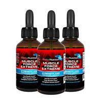 MUSCLE FORCE Extreme 3 Bottle Pack 400mg Proprietary Formula Our Strongest Strength and Endurance Spray Improves Muscle Strength and Recovery Time 2oz Spray Bottles | Free Shipping