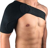 ZXGFA Adjustable Shoulder Support Brace, Shoulder Support Strap and Posture Corrector Wrap for Injury Recovery, Muscle Relief, Joint Protection,Unisex