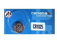 Renata CR1025 Lithium Coin Batteries 5 Pack