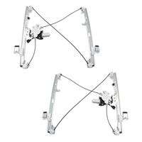 Driver and Passenger Front Power Window Lift Regulators & Motors Assemblies for Chevrolet Cadillac GMC Pickup Truck SUV 19120846 19120847