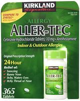 Kirkland Signature Aller-Tec Cetirizine Hydrochloride Tablets, 10 mg (730 Tablets)