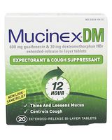 Mucinex DM-Expectorant/Cough Suppressant, 120 Tablets (3 Packs of 40 Count)