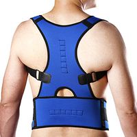KIWI RATA Magnetic Posture Corrector Back Braces Shoulder Waist Lumbar Support Belt Humpback Prevent Body Straighten Slouch Compression Pain Relief