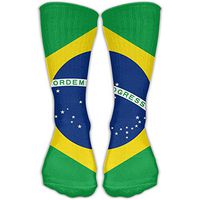 MASDUIH Flag Of Brazil Unisex Crew Socks Short Sports Socks