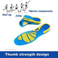 1 Pair Silicone Gel Insoles Foot Care for Plantar Fasciitis Heel Spur Sport Shoe Pad Insoles Arch Orthopedic Insole Size S