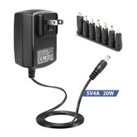 KFD Universal Power Supply for 5V Bluetooth Speaker,CD Player,Android Tablets,Tv Box,CCTV,LED Pixel Light,Security Camera,Router,Toys,Recorder,Kindle Fire Tablet,DJ Controller,Nextbook,Baby Monitor