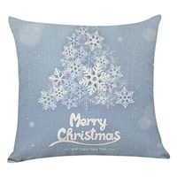 Indexshop Merry Christmas Theme Decorative Pillow Covers, Colorful Decorative Couch Throw Pillow Cases, Festive Home Decor Cushion Covers, Fits 18 x 18 Pillows (A)