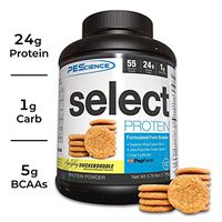 PEScience Select Low Carb Protein Powder, Snickerdoodle, 55 Serving, Keto Friendly and Gluten Free