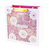 Hallmark Signature 10" Large Mother's Day Gift Bag (Die-cut Flowers)