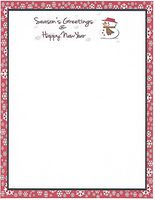 Season's Greetings Stationery Printer Paper 26 Sheets