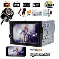 for Hummer H1 H2 07 06 05 04 03 Car CD DVD Player Support Steering Wheel Control USB Screen Mirror Link Bluetooth Radio AM FM 2Din Car Stereo and Backup Camera