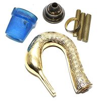 Eve.Store Walking Cane - Unisex Translucent Duck Handle Brass Plate Band Set,Long Rubber tip Men Women Affordable Gift Items.